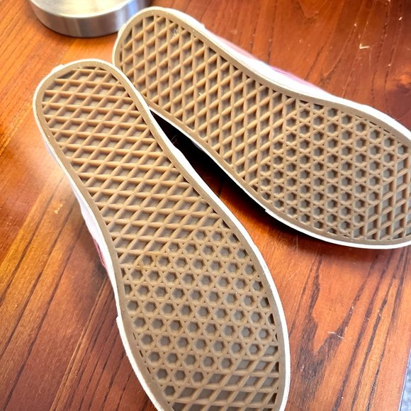 Pink Vans - Women's Classic Canvas Slip on Shoes - Size 10 - Picture 3 of 6